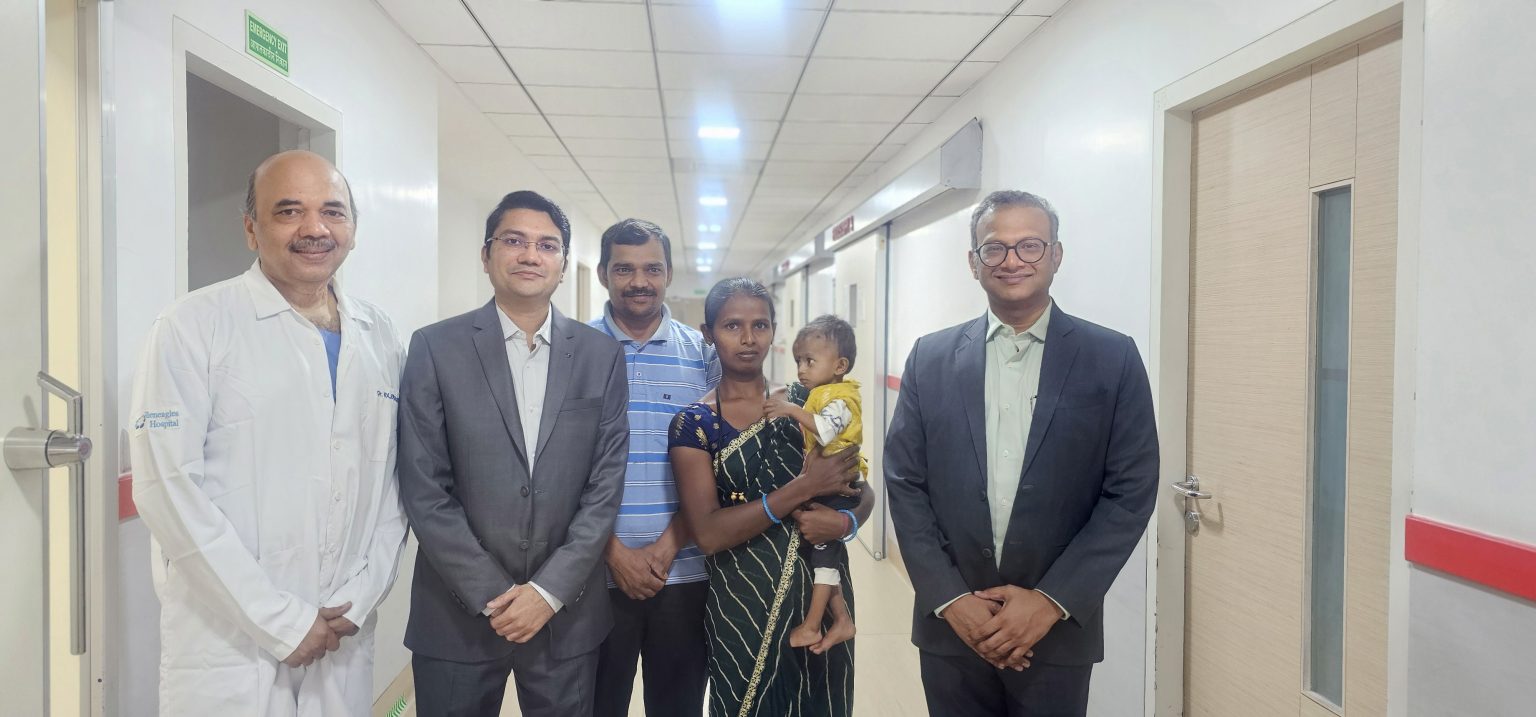 Read more about the article APN News Coverage: Historic Feat: Gleneagles Hospital Performs India’s Youngest POEM on 14-Month-Old Infant